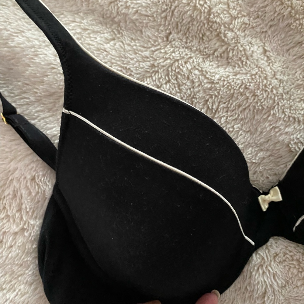 Soma Black Embraceable Piped Demi Bra 34C - Picture 4 of 5